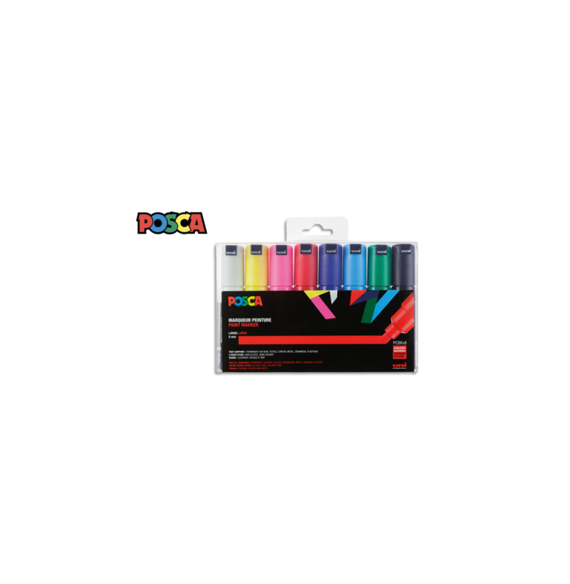 Posca - Lot de 8 - PC8K