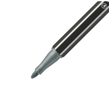 Stabilo - Pen 68 metallic - Argent