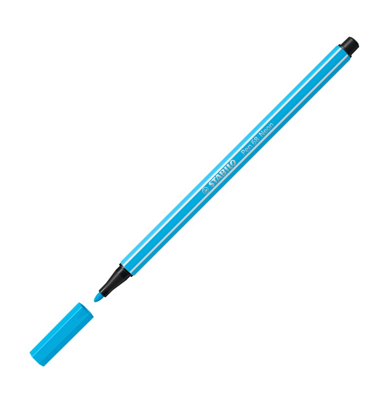 Stabilo - Pen 68 - Bleu fluo