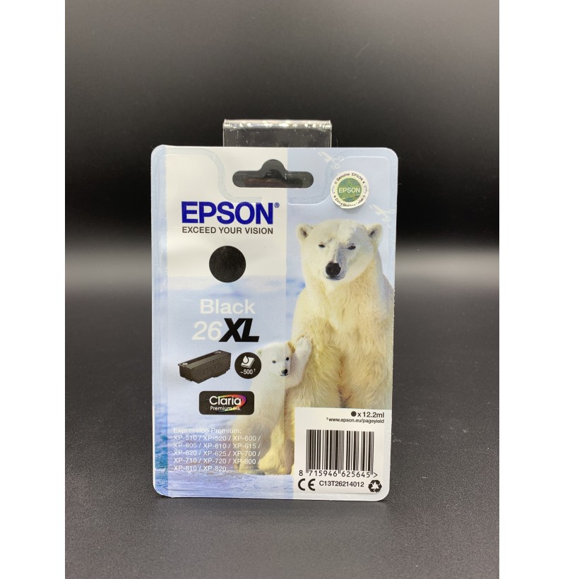 Cartouche Epson - 26 XL Noire