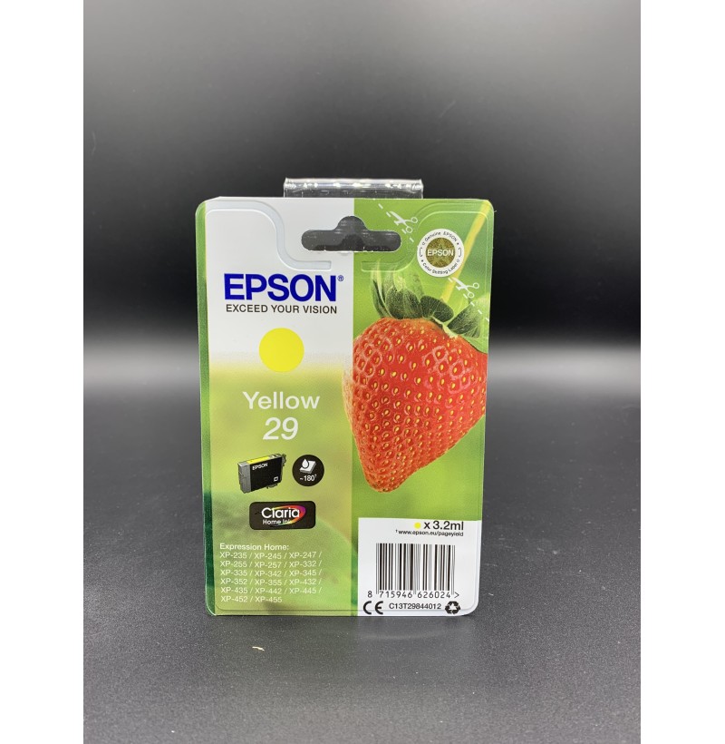 Cartouche Epson - 29 Jaune