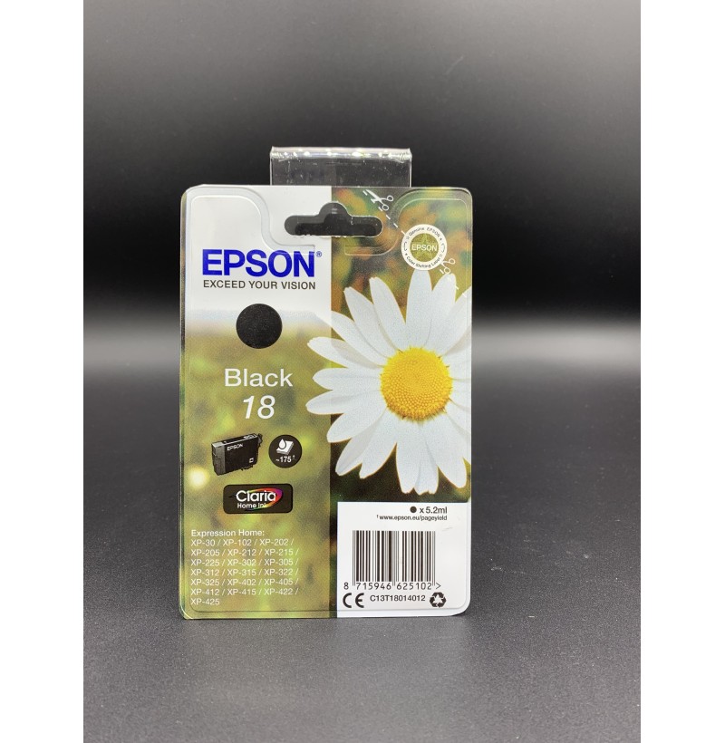 Cartouche Epson - 18 Noire