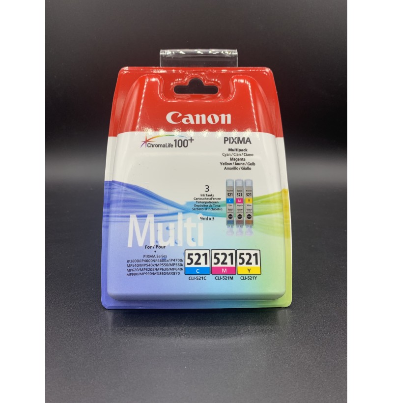 Cartouche Canon - Pack 521 Couleur