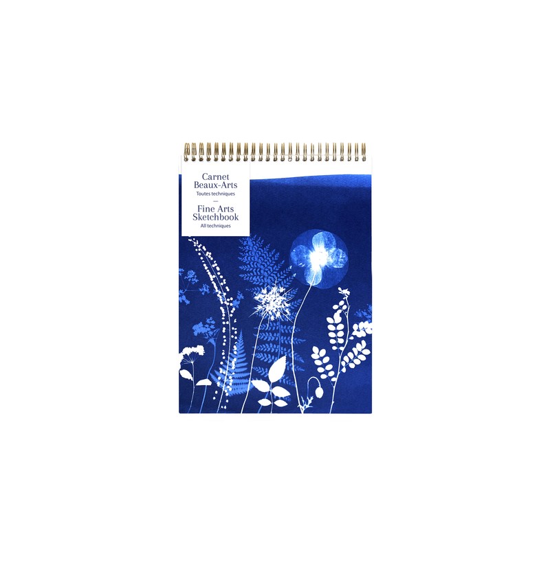 Carnet Beaux Arts - A4 180g - Cyanotype