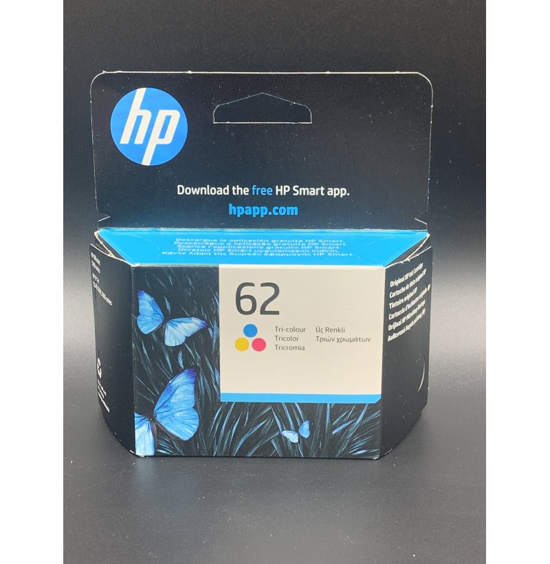 Cartouche HP - 62 Couleur