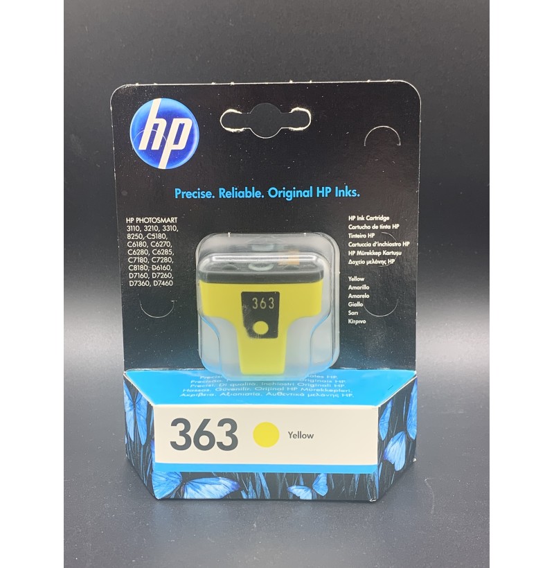 Cartouche HP - 363 Jaune