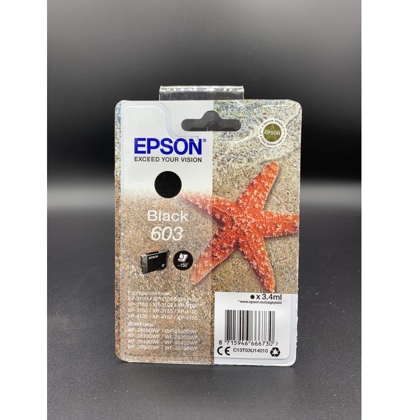 Cartouche Epson - 603 Noire