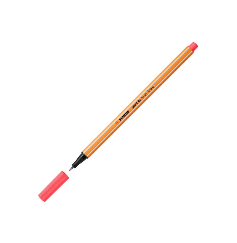 Stabilo - Pen 88 - Rouge fluo
