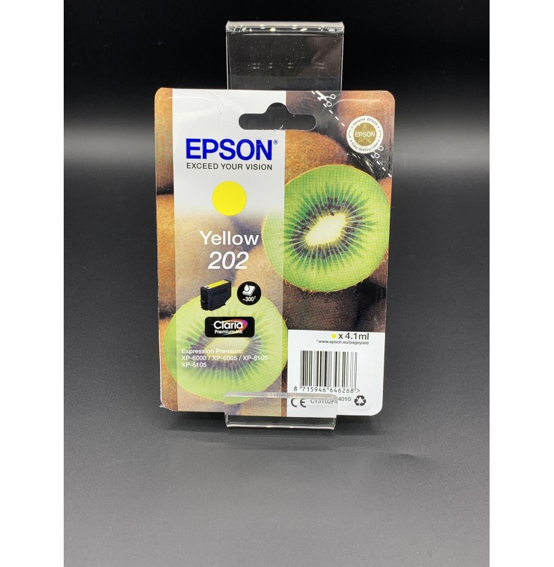 Cartouche Epson - 202 Jaune