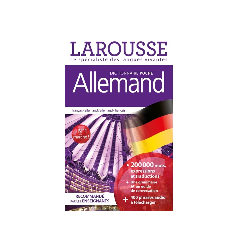 Dictionnaire - Larousse Allemand Poche - 200 000 mots