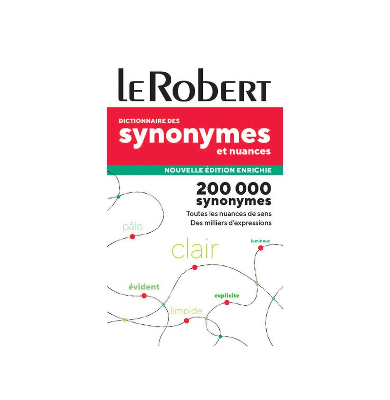 Dictionnaire - Le robert - Synonymes et nuances