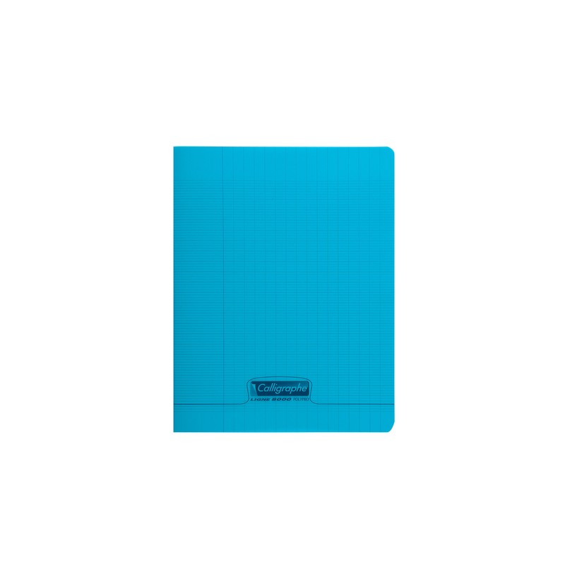 Cahier 24x32 Bleu - 48 pages - POLYPRO Calligraphe