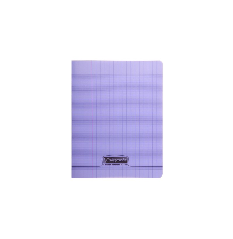 Cahier 24x32 Violet - 48 pages - POLYPRO Calligraphe