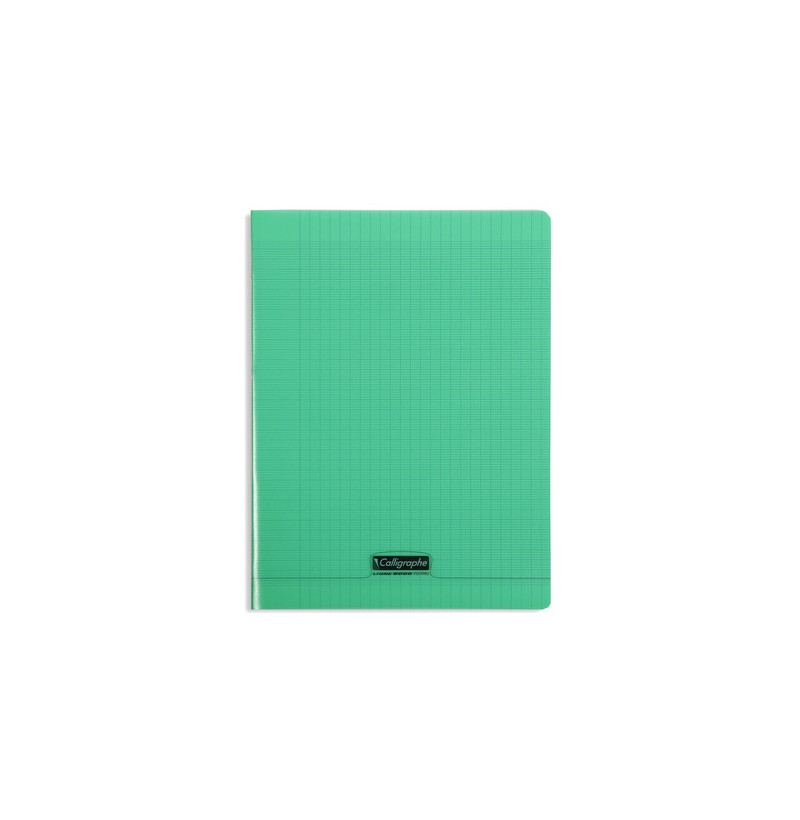 Cahier 24x32 Vert - 96 pages - POLYPRO Calligraphe