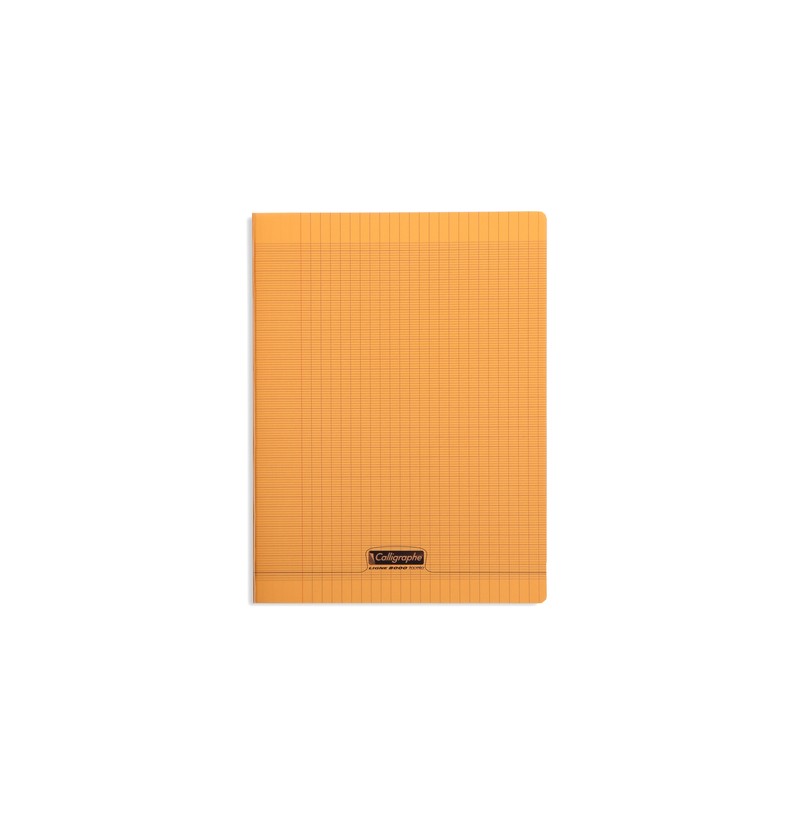 Cahier 24x32 Orange - 96 pages - POLYPRO Calligraphe