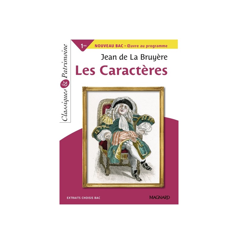 Les caractères - Classiques et Patrimoine