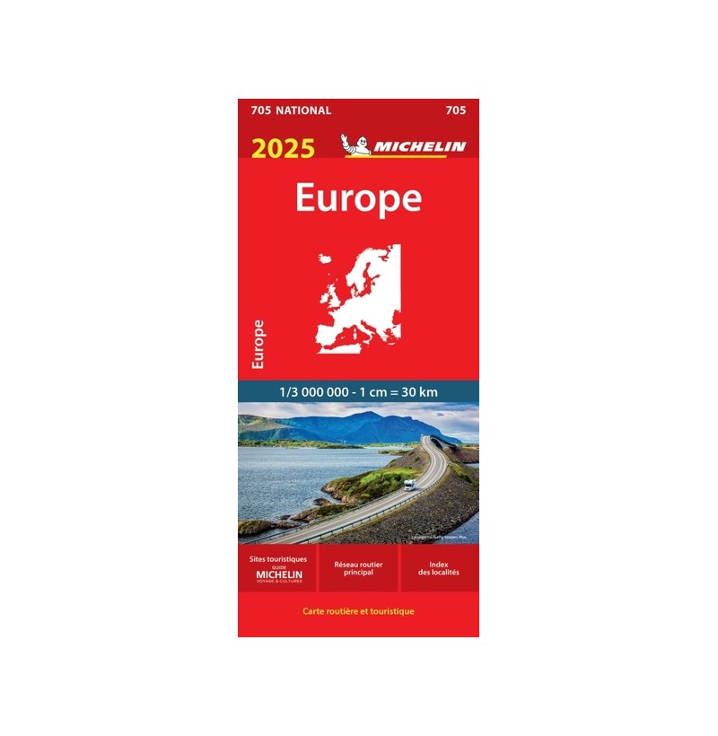 Carte Nationale Europe 2025 - 705