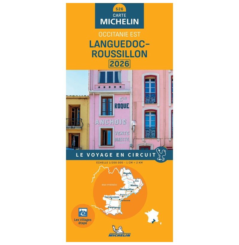 Carte Régionale Languedoc-Roussillon 2026 - 526