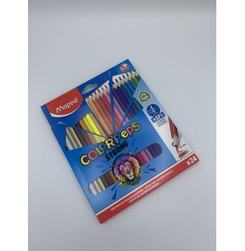 24 Crayons de Couleur Maped