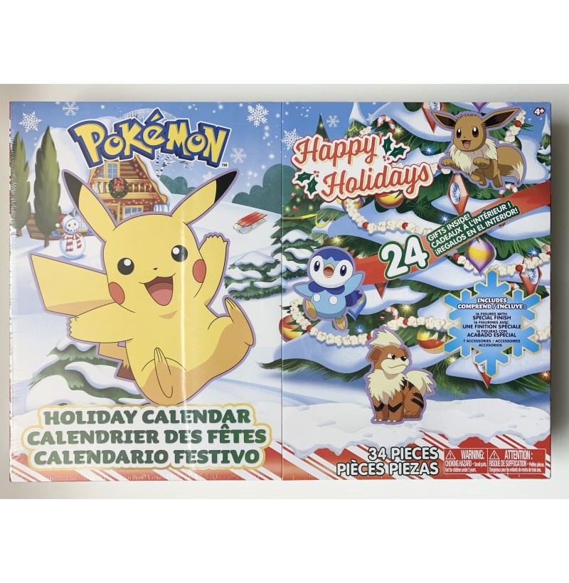 Calendrier de l'Avent Noël - Pokémon